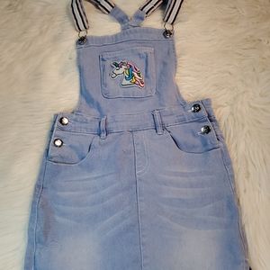cutie patootie girl's Overalls dress size M 8/10